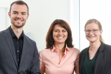 Das Team der Ingenieurakademie:Maximilian Rode, Rada Bardenheuer und Jennifer Wohlfarth