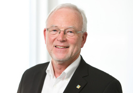 Prof. Dr. Norbert Gebbeken, der Präsident der Bayerischen Ingenieurekammer-Bau. Foto: Tobias Hase