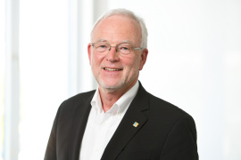 Prof. Dr. Norbert Gebbeken, Präsident der Bayerischen Ingenieurekammer-Bau. Foto: Tobias Hase