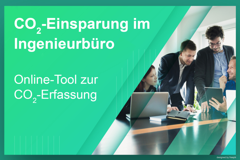CO22-Einsparung im Ingenieurbüro - designed by freepik